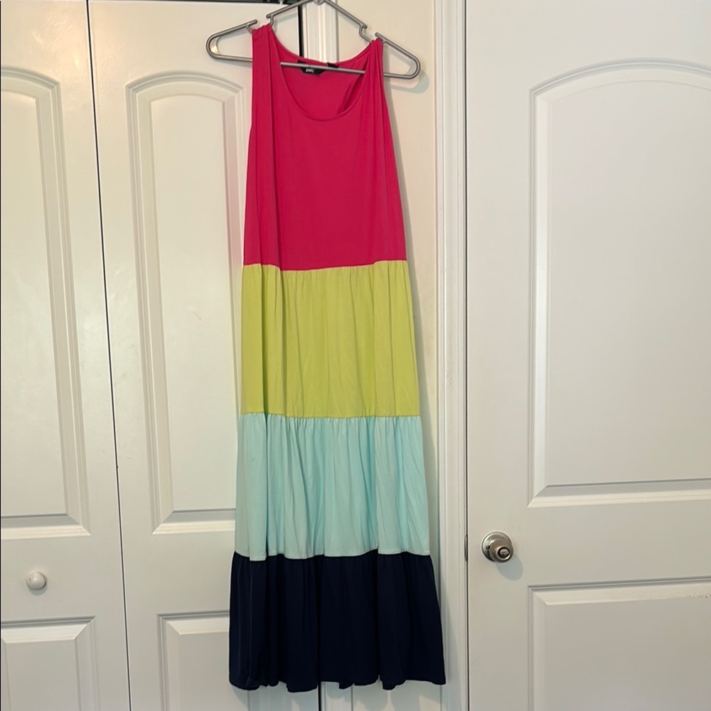 Colorblock Maxi Dress